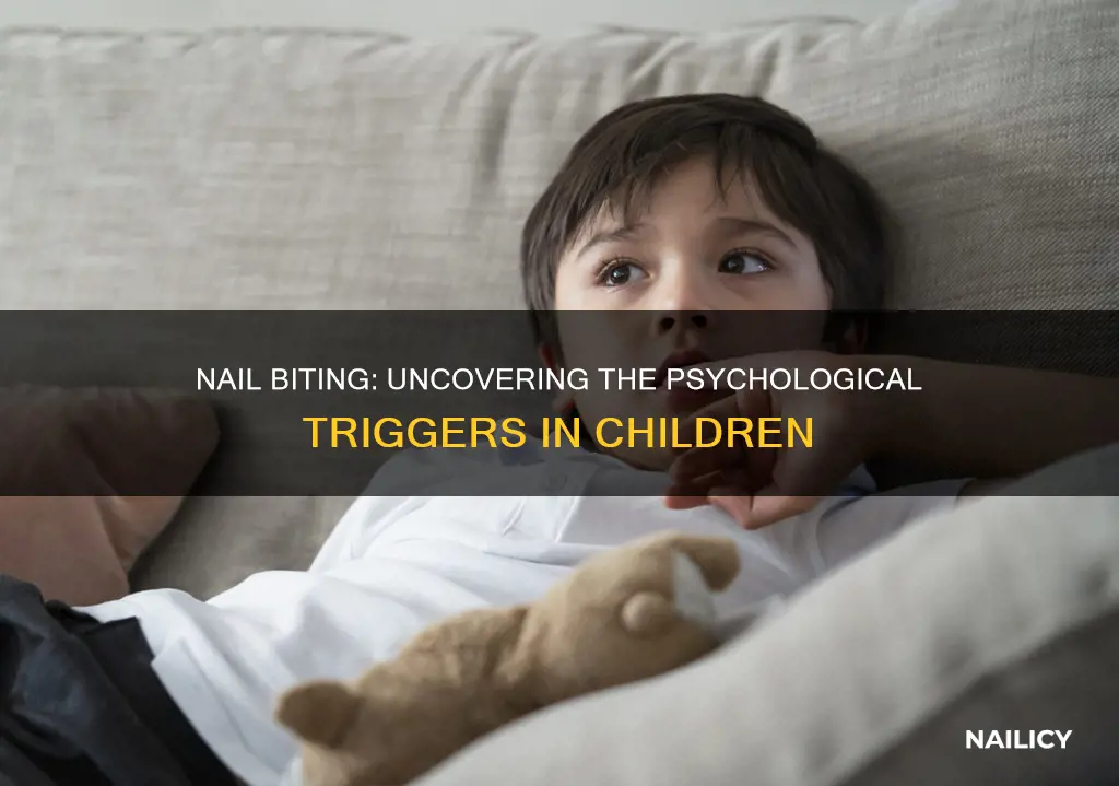 what is means in psychology when children bite their nails