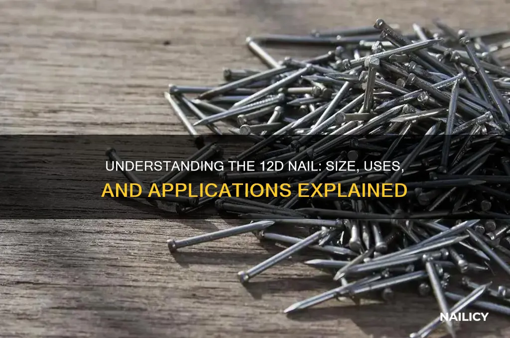 what is meant by 12-1 2 nail