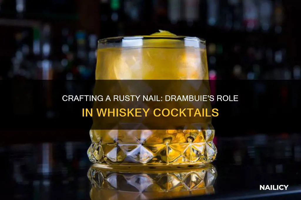 what is mexed with whiskey to make a rusty nail