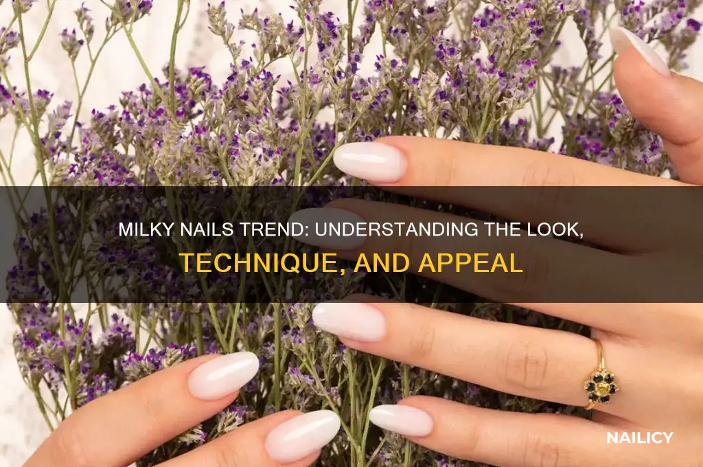 what is milky nails