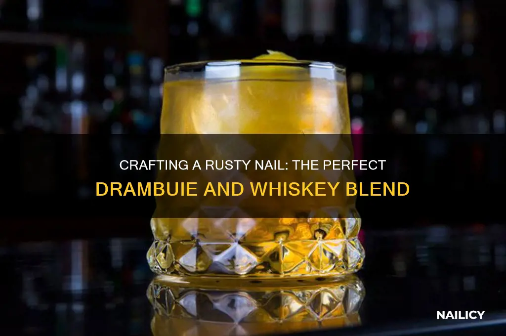 what is mixed with whiskey to make a rusty nail