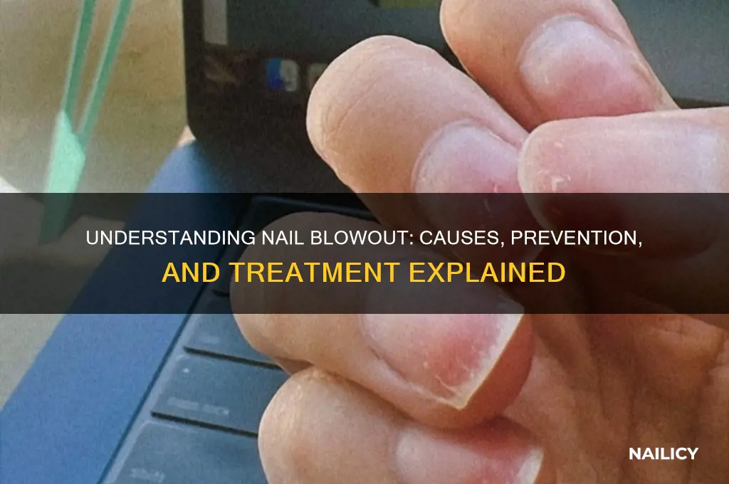 what is nail blowout