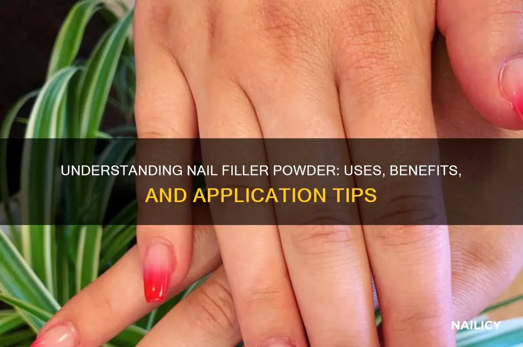 what is nail filler powder