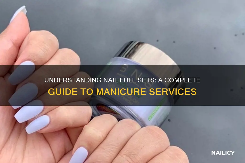 what is nail full set