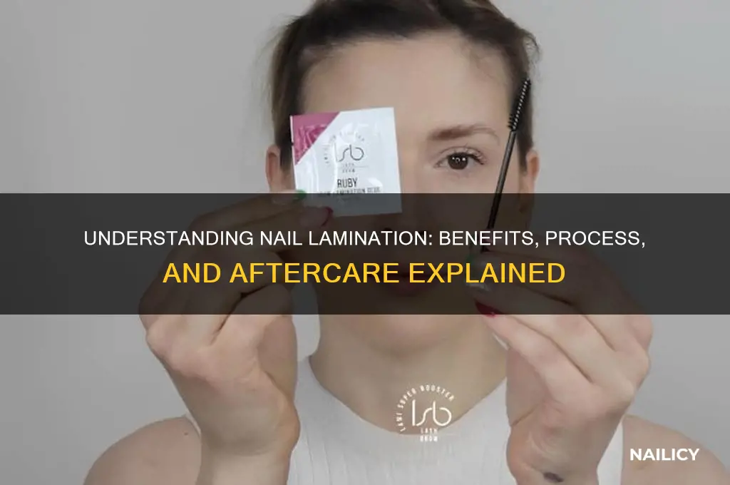 what is nail lamination