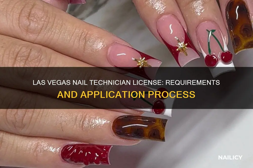 what is nail license name in las vegas