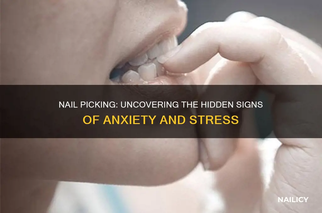 what is nail picking a sign of