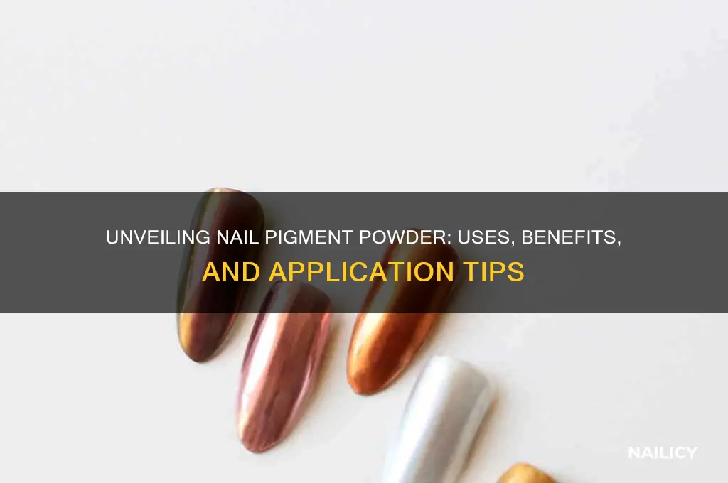 what is nail pigment powder