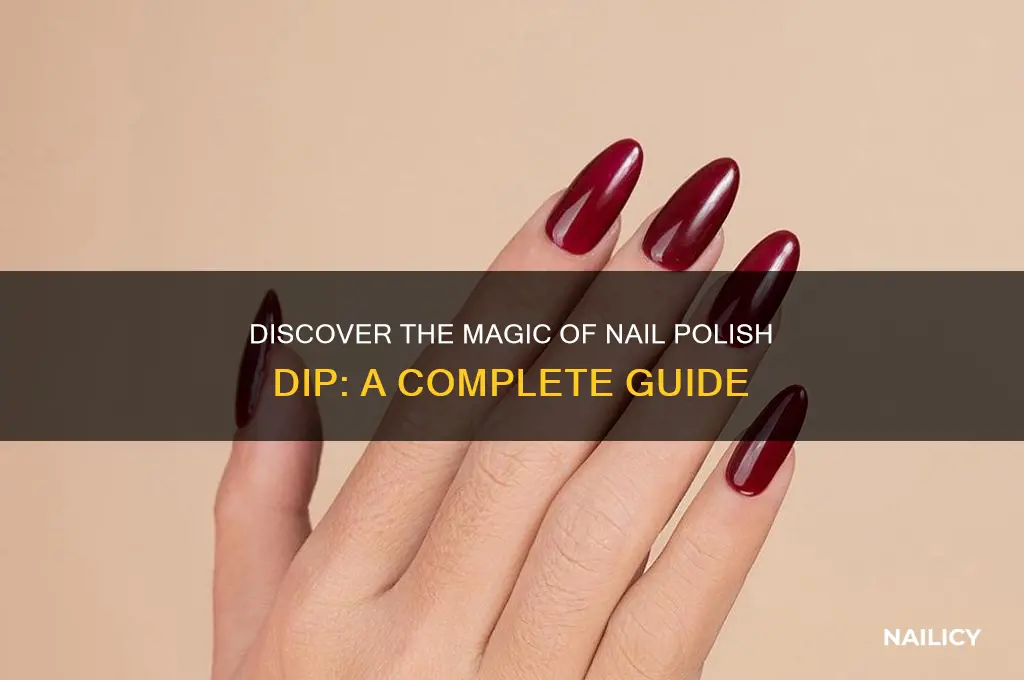 what is nail polish dip