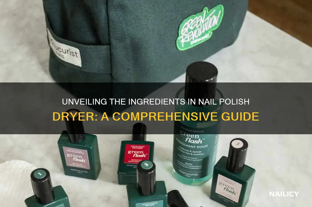 what is nail polish dryer made of