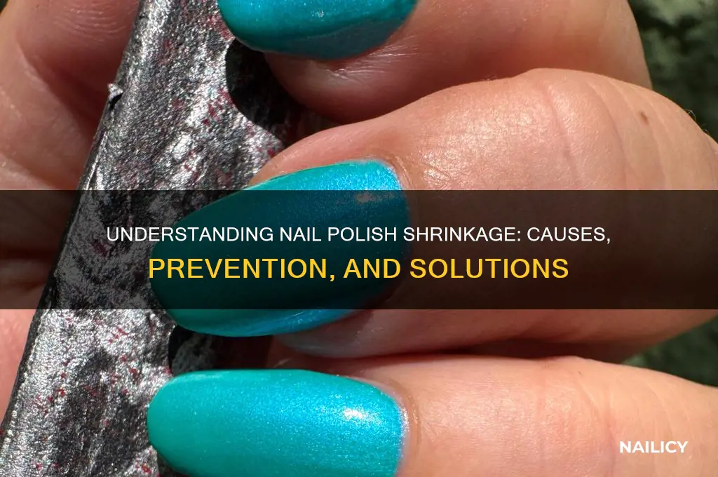 what is nail polish shrinkage