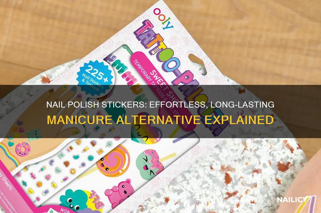 what is nail polish stickers