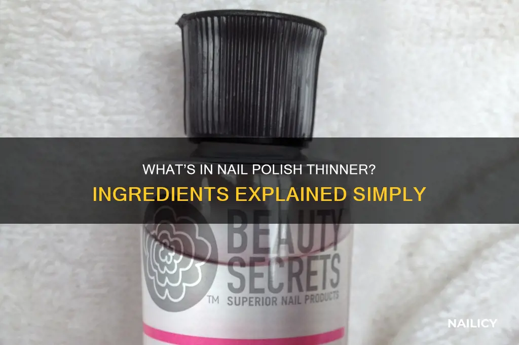 what is nail polish thinner made from