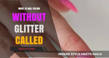 Exploring Non-Glitter Nail Polish: What’s It Called and Why Use It?