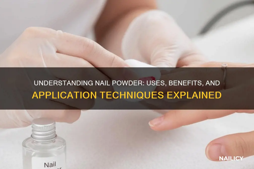 what is nail powder