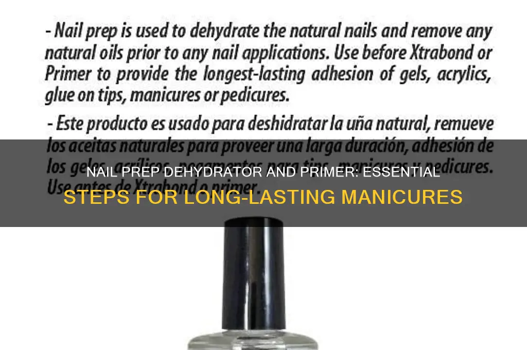 what is nail prep dehydrator and primer
