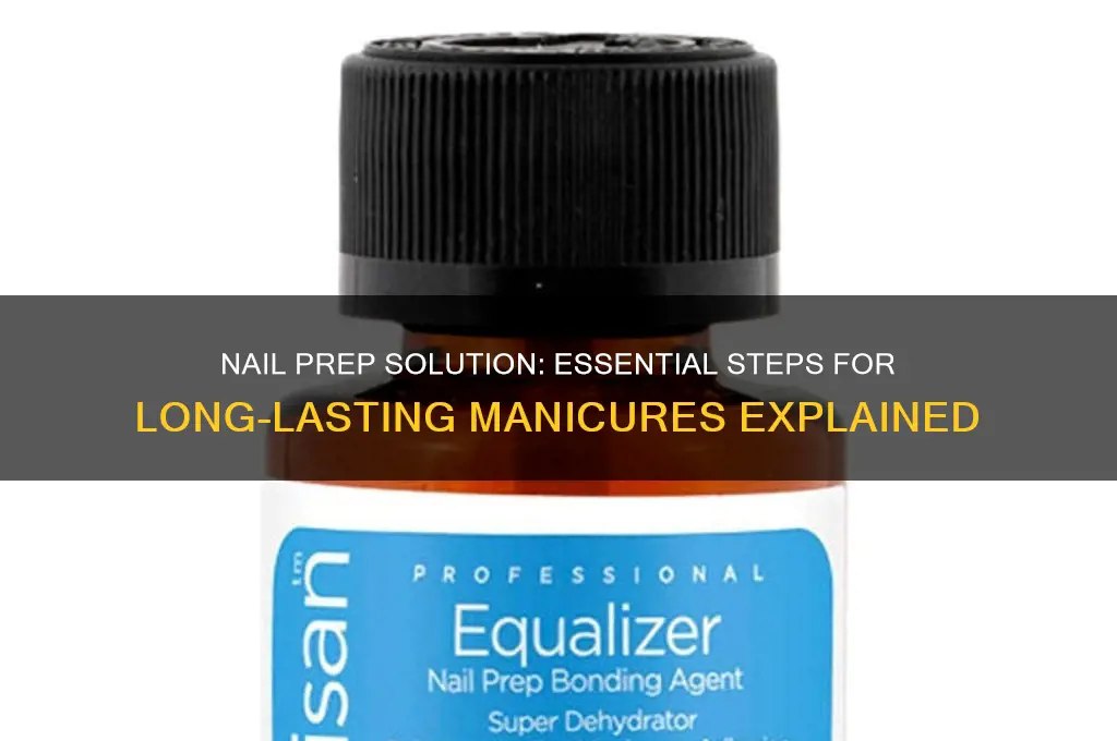 what is nail prep solution
