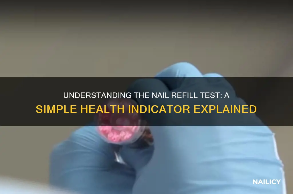 what is nail refill test