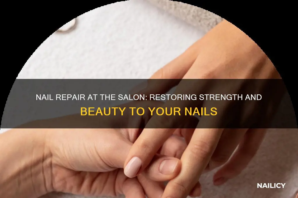 what is nail repair at a salon