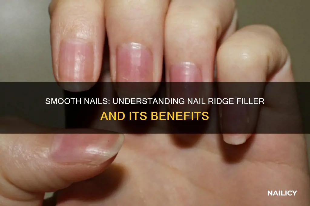 what is nail ridge filler