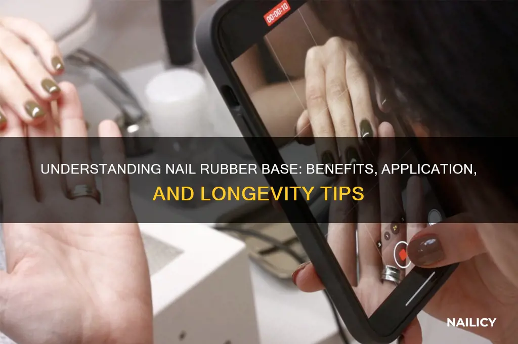 what is nail rubber base