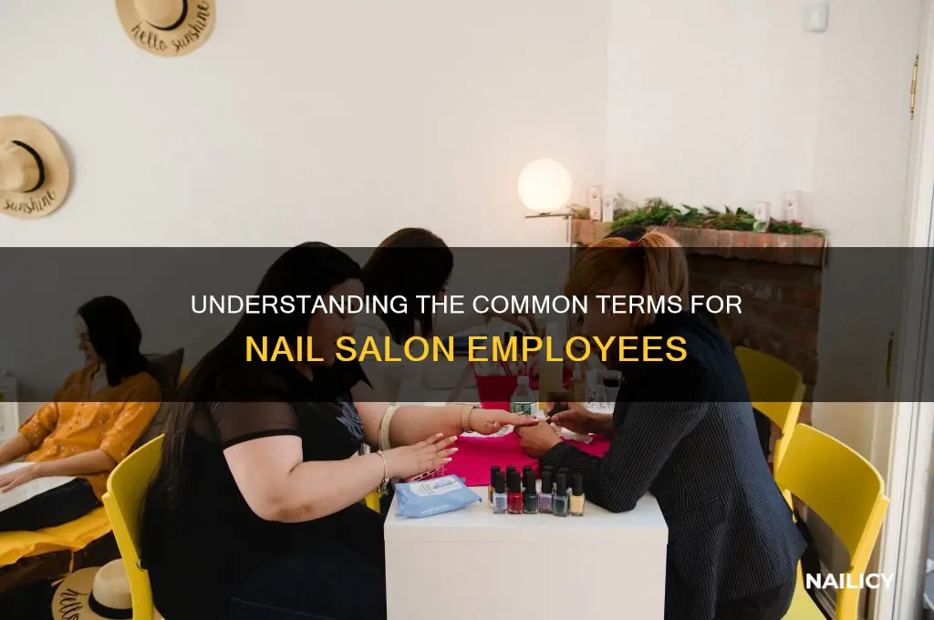 what is nail salon employees redered too