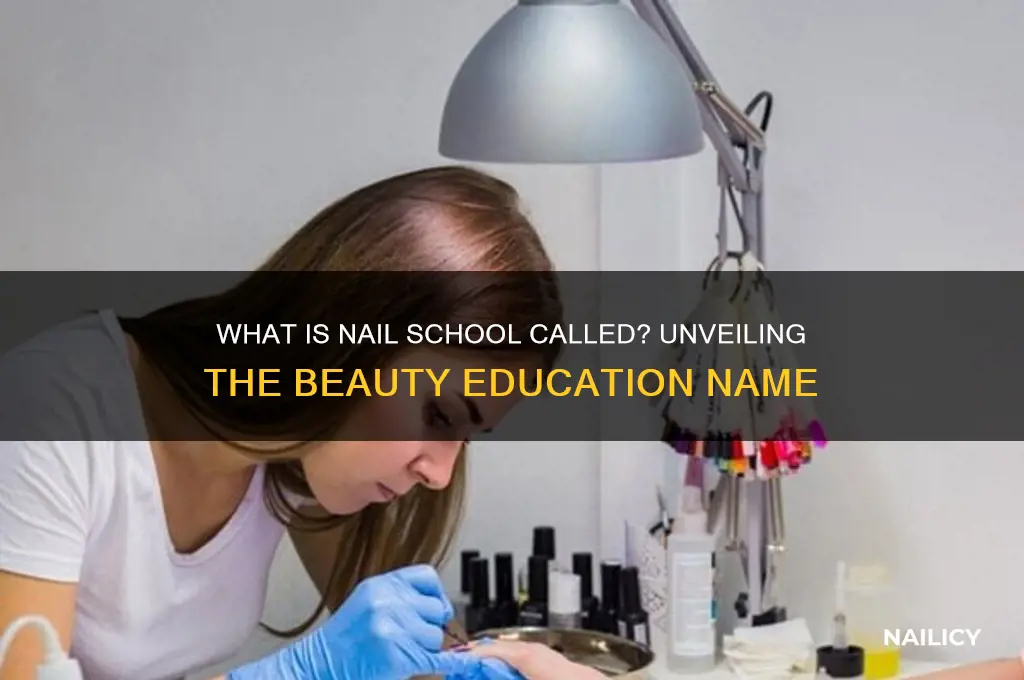 what is nail school called