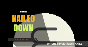 What Is Nailed Down: Uncovering the Meaning Behind the Phrase