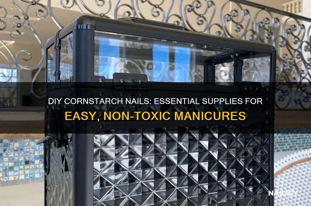 what is needed for diy cornstarch nails