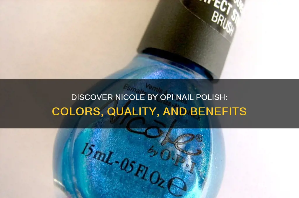 what is nicole by opi nail polish