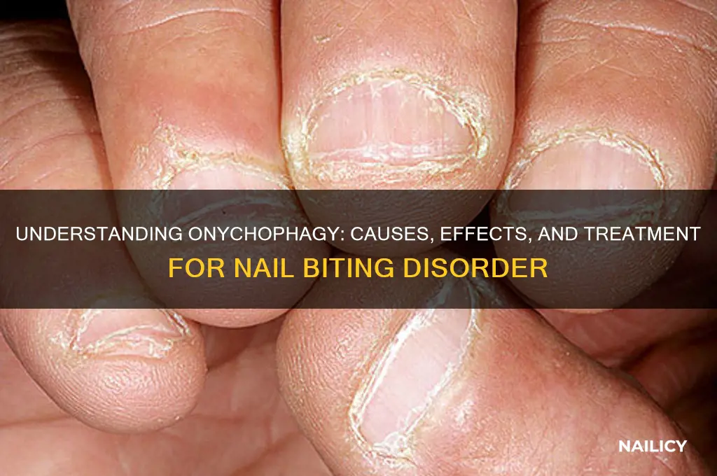 what is onychophagy nail disorder