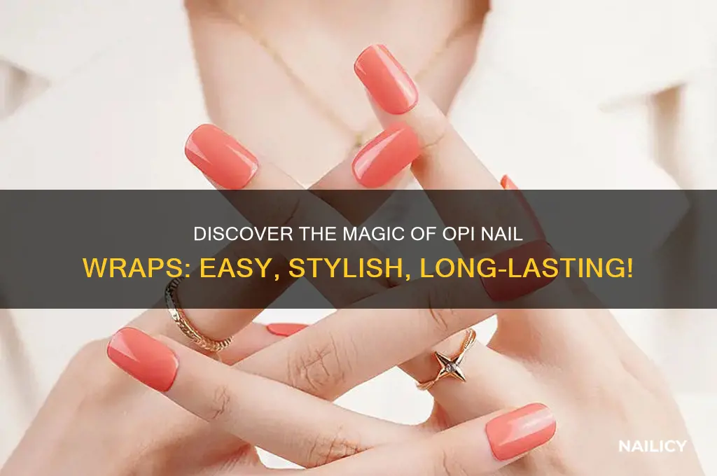 what is opi nail wraps