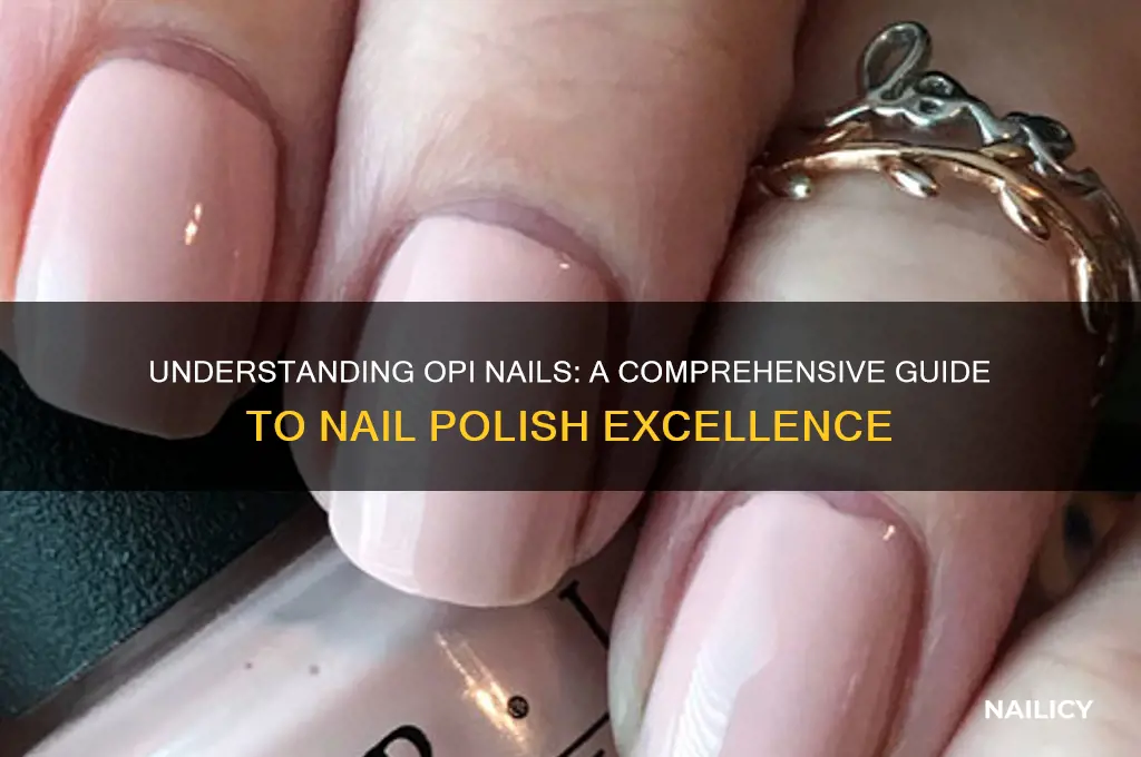 what is opi nails