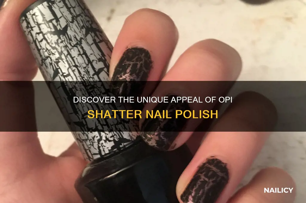 what is opi shatter nail polish