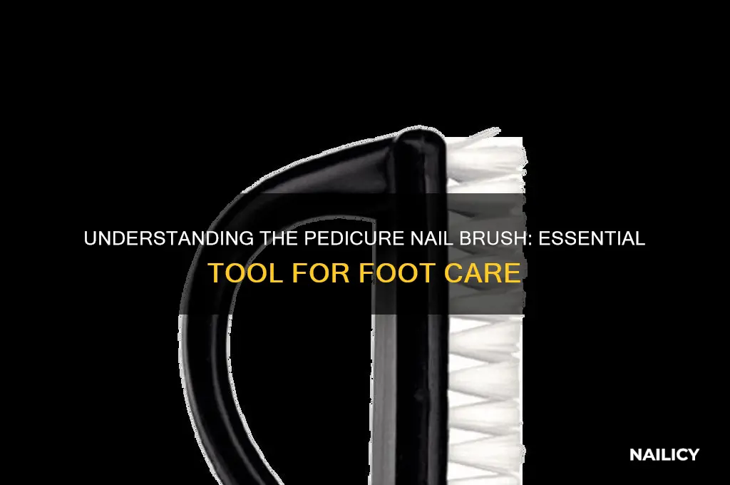 what is pedicure nail brush