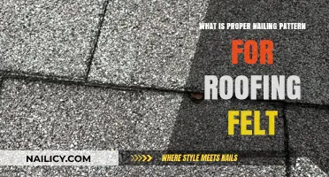 Mastering Roofing Felt Installation: The Correct Nailing Pattern Guide