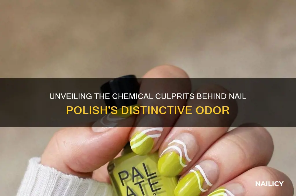 what is responsible for nail polish smell