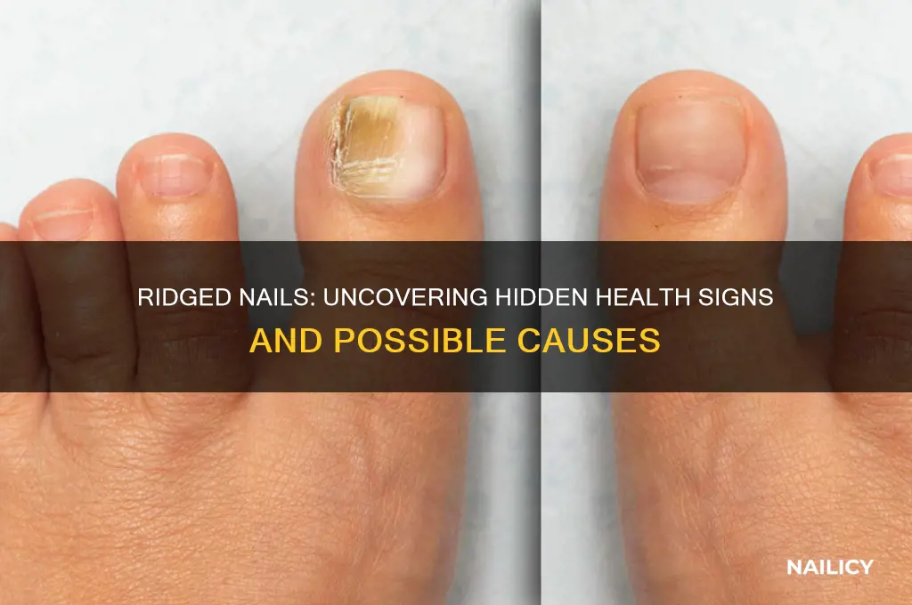 what is ridged nails a sign of