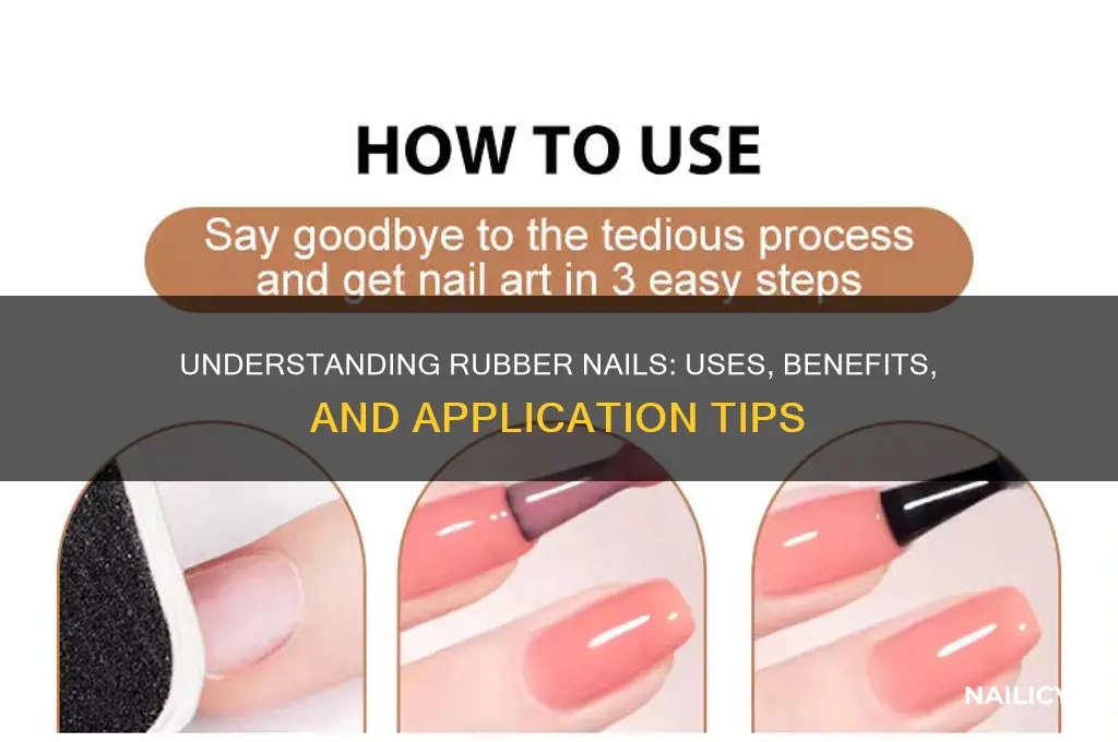 what is rubber nails