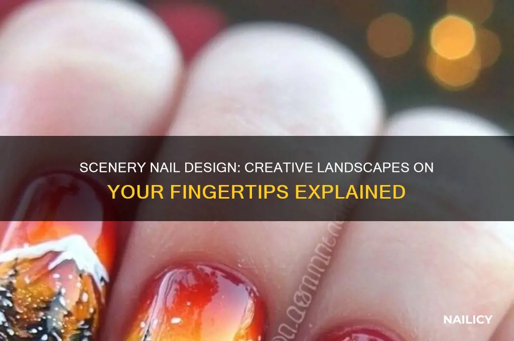 what is scenery nail design