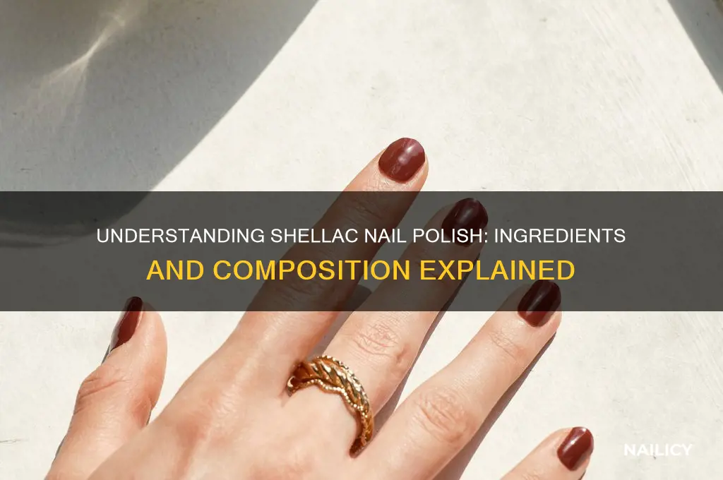 what is shellac for nails made of