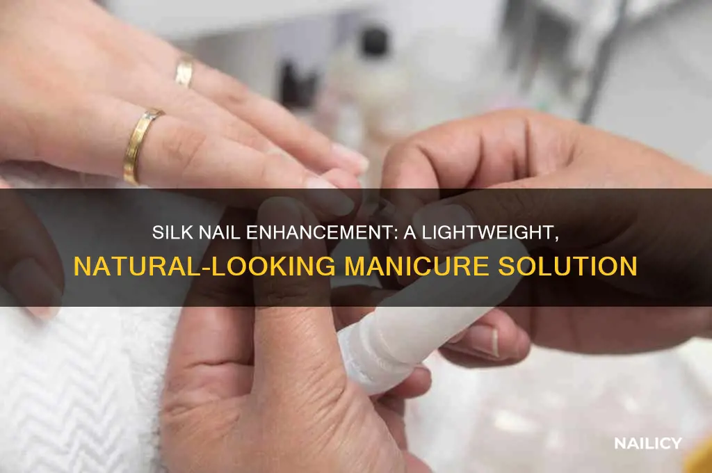 what is silk nail enhancement