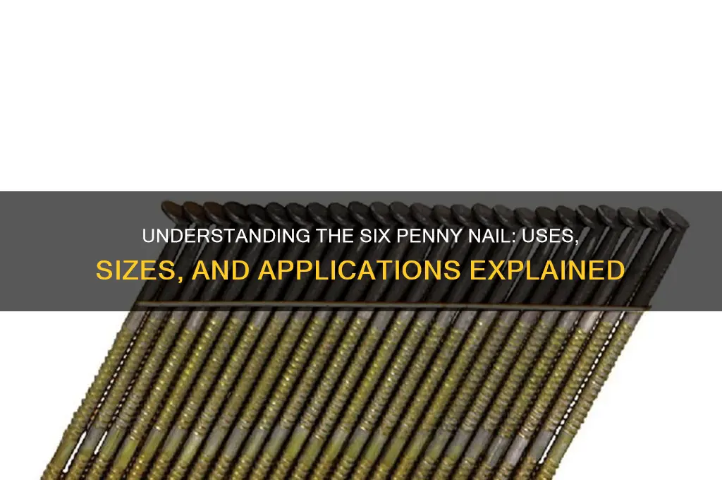 what is six penny nail