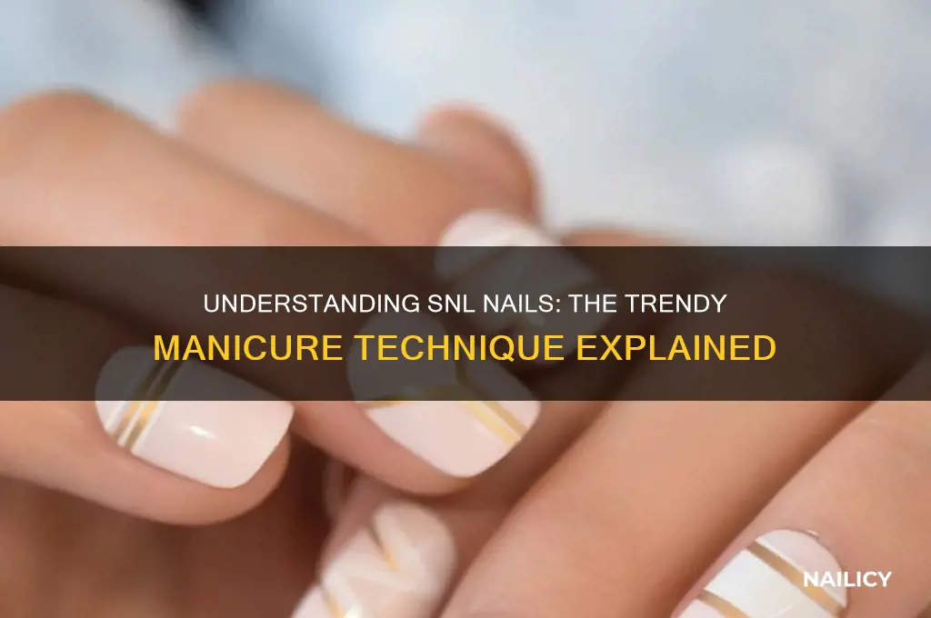 what is snl nails