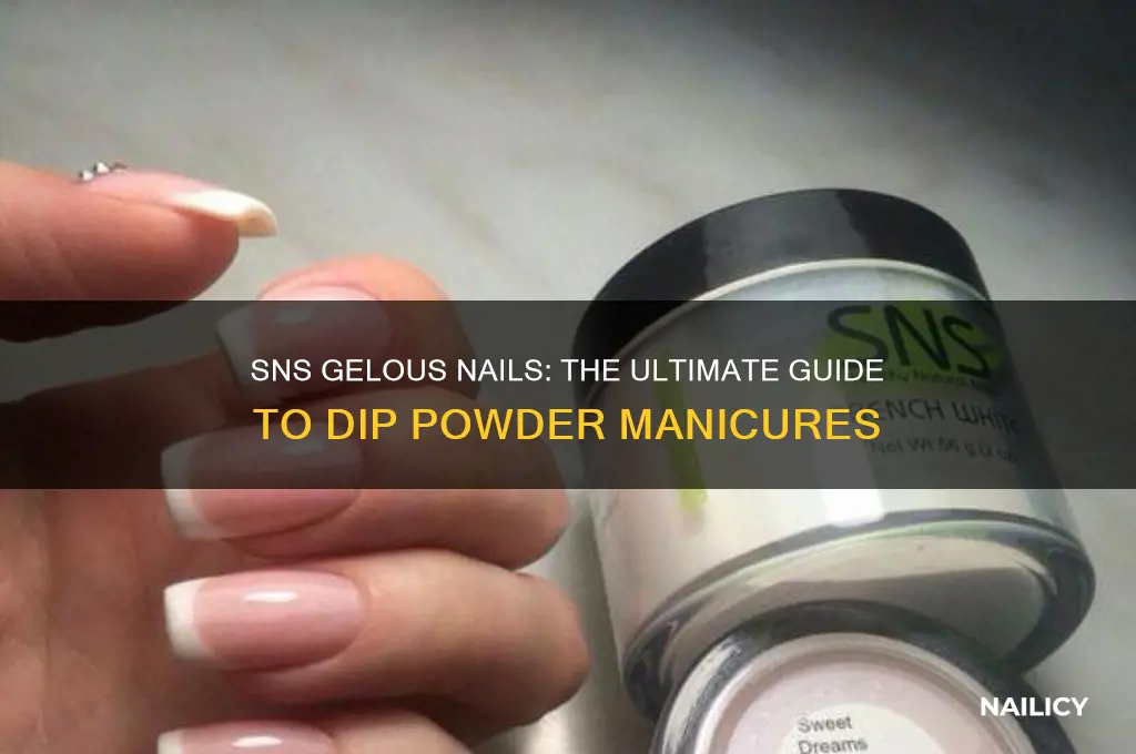 what is sns gelous nails