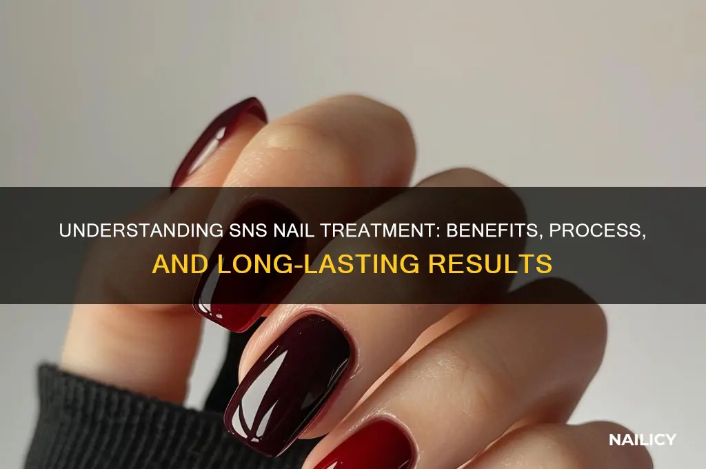 what is sns nail treatment