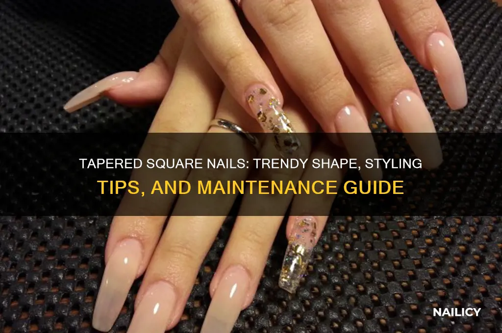 what is tapered square nails
