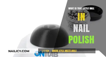 Unveiling the Mystery: What's the Tiny Ball in Nail Polish?