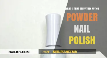 Unveiling the Secret: What's in Powder Nail Polish Top Coat?