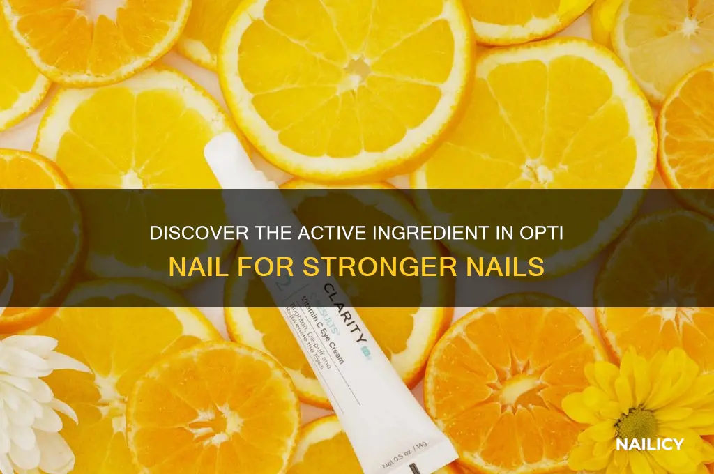 what is the active ingredient in opti nail